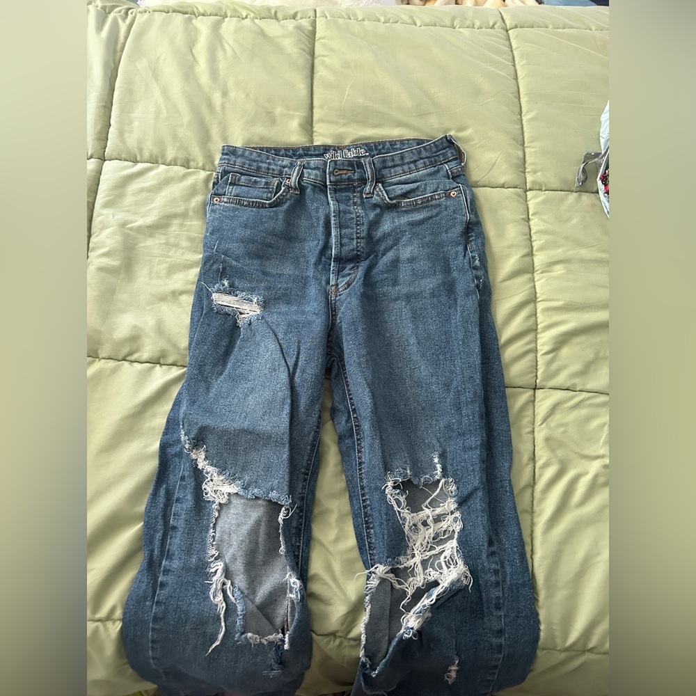 Blue Ripped Jeans